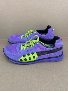 Puma Faas 300 Women’s Sneakers 9M Purple Lime Athletic Shoes Running Performance